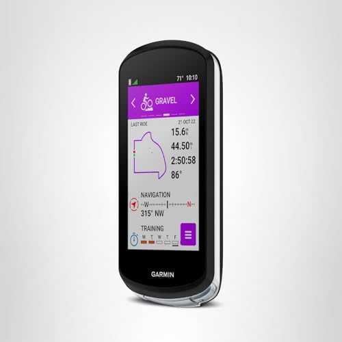 Garmin Edge® 1040 Solar, GPS Bike Computer with Solar Charging Capabilities, On and Off-Road, Spot-On Accuracy, Long-Lasting Battery, Device Only