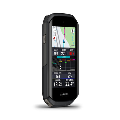 Wearable4U - Garmin Edge 1050 Premium Cycling Computer, Vivid Color Touchscreen Display, Built-in Speaker, Advanced Training with Garmin Speed and Cadence Sensors and Power Bank Bundle