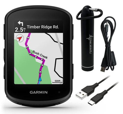 Wearable4U - Garmin Edge 840 GPS Cycling Computer, Touchscreen, Button Controls, Advanced Navigation with E-Bank Bundle